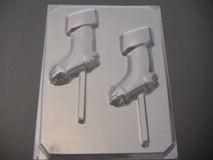 202 Christmas Stocking Chocolate or Hard Candy Lollipop Mold